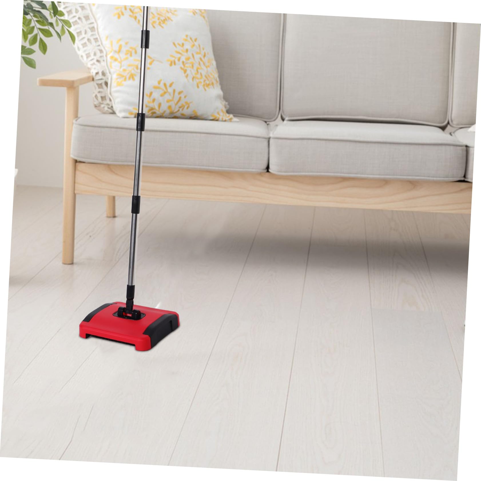 Spazzatrice Manuale per Tappeti e Pavimenti Leggera senza Elettricità con Potente Aspirazione per Pelo di Animali Domestici per Casa e Ristoranti Facile da Usare e Maneggevole