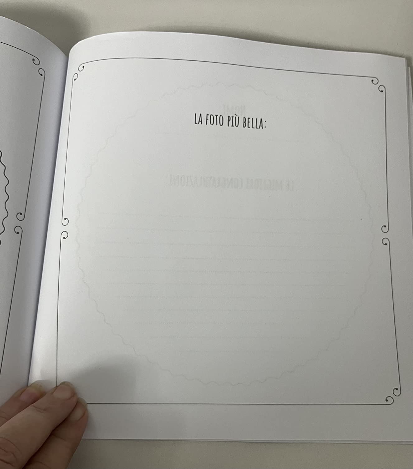 Kate Aspen Libro Degli Ospiti Alternativo Safari, Cornice Con Elefanti In Legno Per Feste Di Nascita