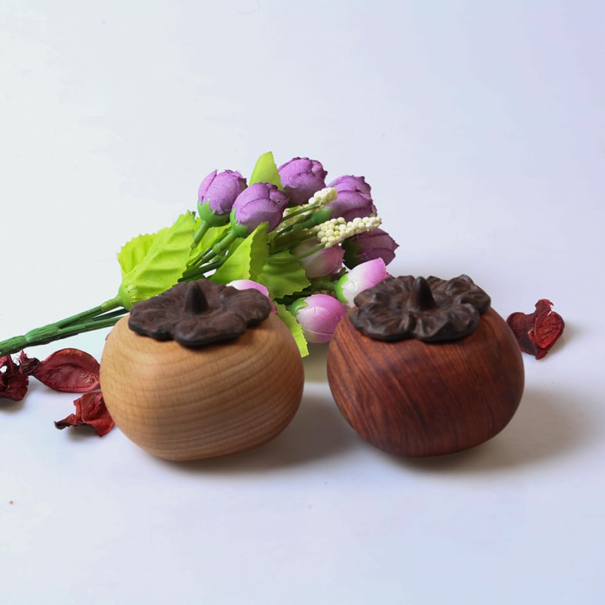 Diffusore di Oli Essenziali in Legno per Decorazione da Scrivania Design Creativo, Diffusore Aromi per Tavolo da Comodino e Ufficio, Elegante Profumatore per Ambienti