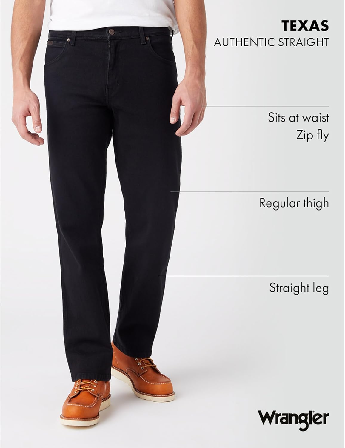 Wrangler Mens Cowboy Cut Active Flex Slim Fit Jeans - Image 3