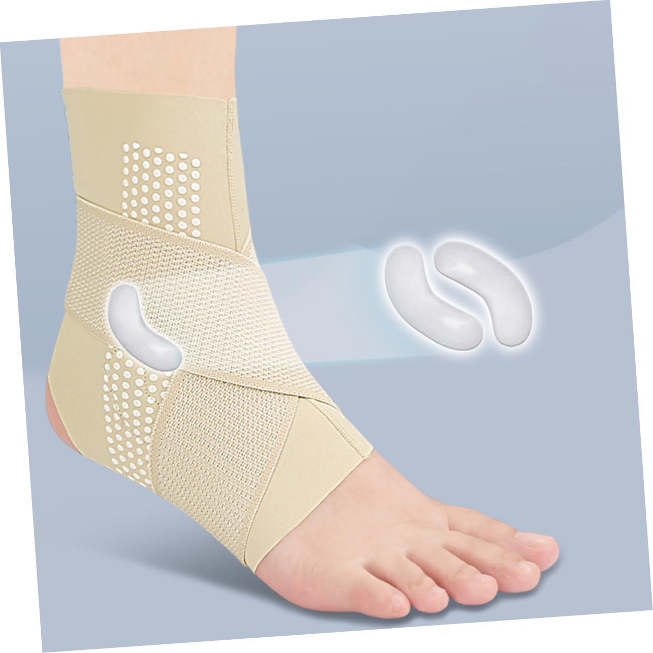 BELLIFFY Sports Ankle Brace for Men Women Ankle Sleeve Compression Support for Basketball