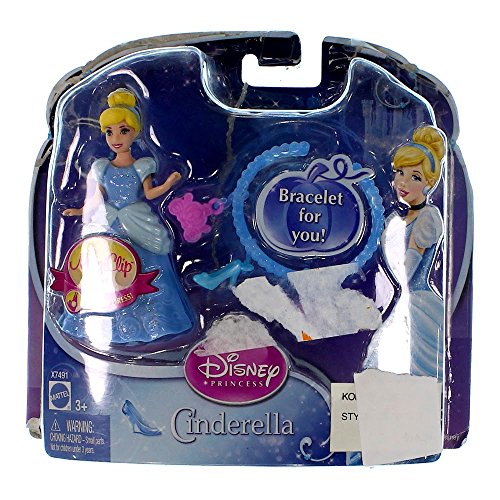 Disney X7491 Ensemble Princesse Cendrillon Magiclip et Charms