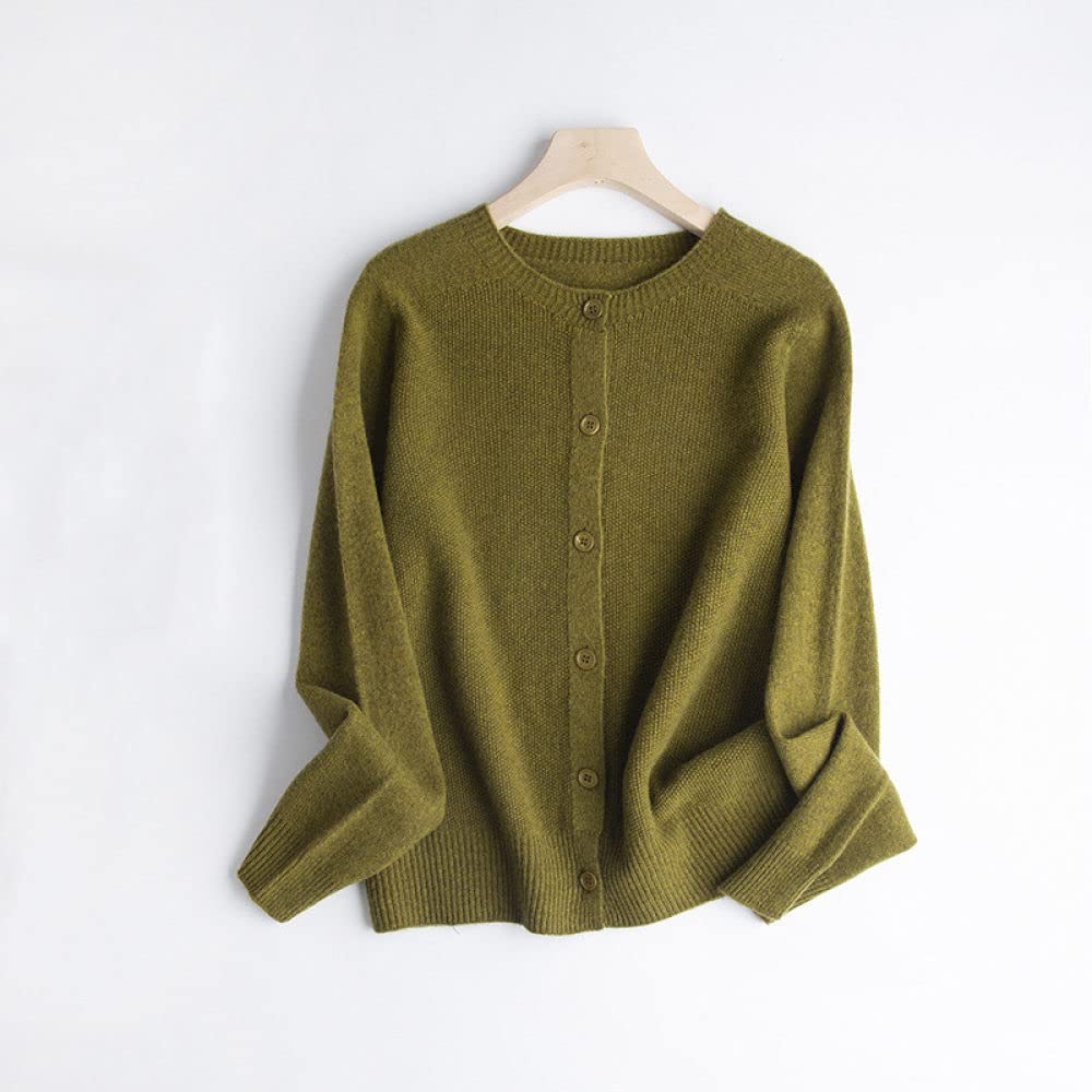 Gehaakt Midi Strepen Vest Beige Army