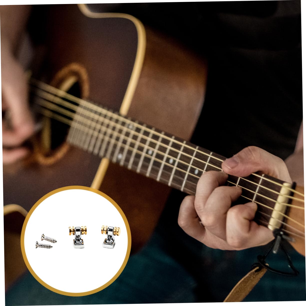 ibasenice 8pièces Retenue De Corde Pour Guitare Électrique Accessoires De Remplacement Installation Facile Et