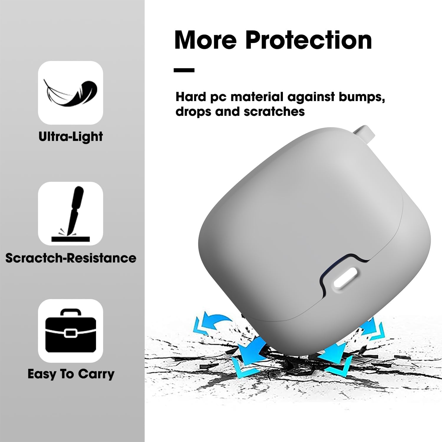 Boult Audio Z40 Earphone Case - Silicone Cover -3