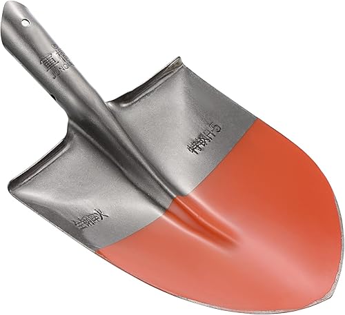 PATIKIL Pala de excavación de jardín de 14 pulgadas, pala redonda puntiaguda de repuesto, pala de fresno de jardinería, herramienta de jardinería