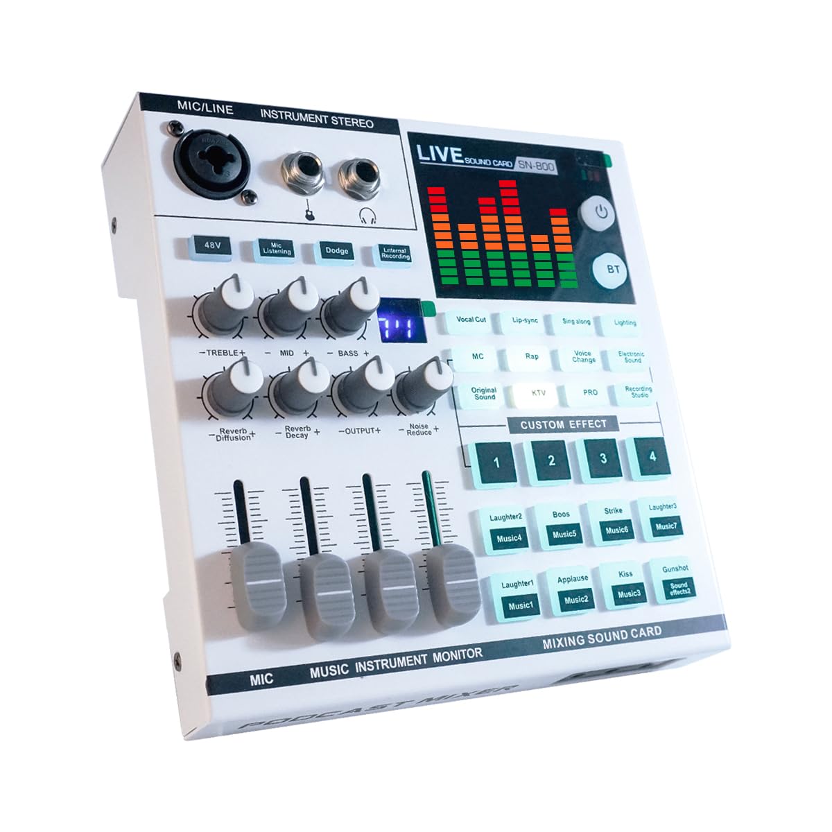 Amazon.com: Yamnweo SN800 48V Gaming Audio Mixer, 16 Level