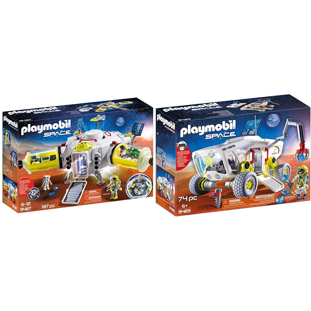 Playmobil - Mars Space Station - 9487, 50x28x20cm, Colorful