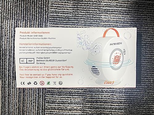 Herenear Macchina Bolle, Soffiatore Bolle