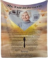 Vista 96 de Custom Memorial Blankets with Photo to Your Loved One's Memory, Memory Lane in Loving Memory Photo Blanket to Remind You of Your Beloved Ones 40x50