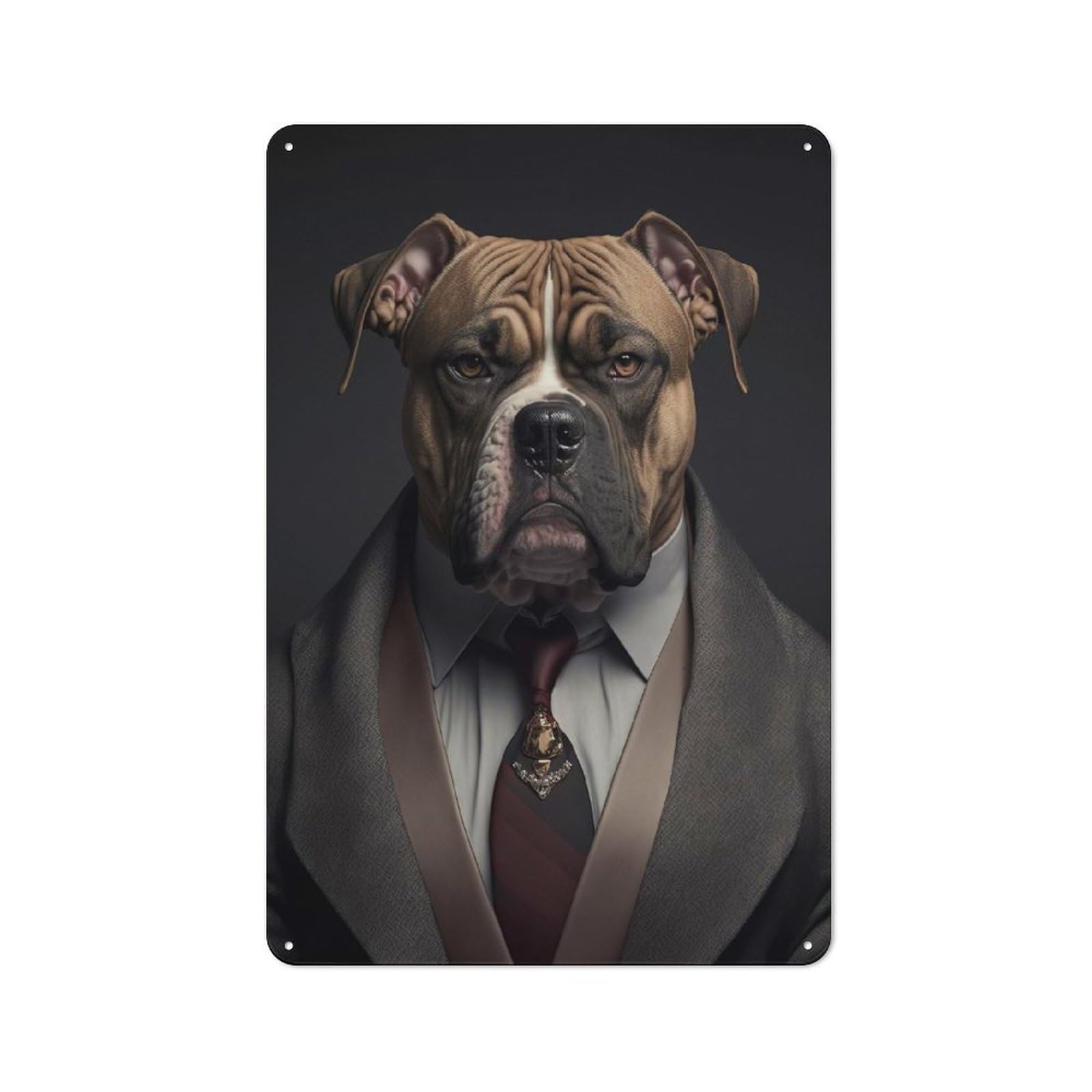 Junmoney Style-19 Casual Don Doggo Shed Metal Sign 30X20cm, Utility Space Decor For Shed, Garden Room, Porch Or Garage