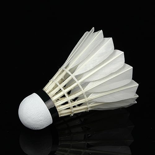 Miniatura 4 de Tainrunse Volante de entrenamiento de plumas de ganso de larga duración plumas de bádminton 3612pcs Volantes Durable alta elasticidad para