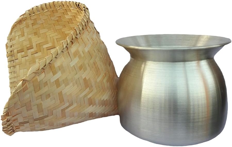 1 X Premium Thai Sticky Rice Steamer Set Home & Kitchen