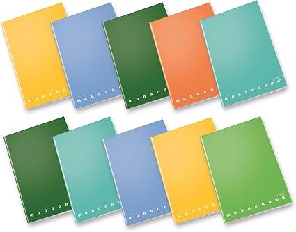 Pigna Maxi — pack de 10 cuadernos de papel reciclado