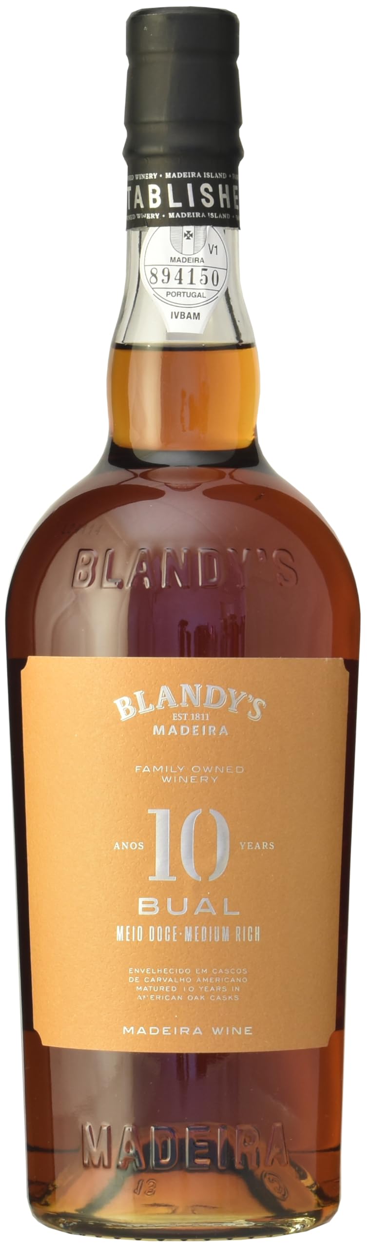 Madeira Blandys 10 year old Bual