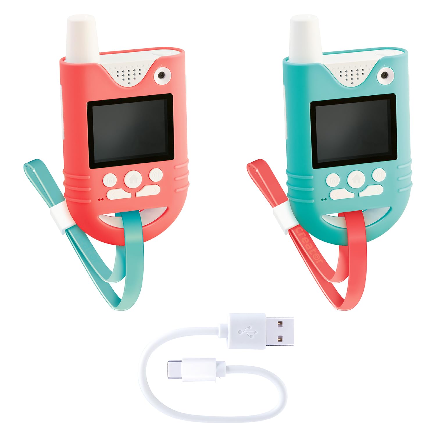 Canal Toys Kit Talkies-Walkies 2 en 1 Vidéo Enfant 300M 20 Effets 5 Voix INF 042