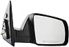 JC Whitney Passenger Side Power Heated Mirror for Toyota Tundra 2007-2013 Manual Fold Without Signal Light, Memory & Puddle Lamp Textured With Cold Climate Specification JTY105ER
