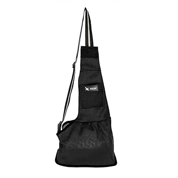 STORE99 M, Black : Pet Dog Cat Front Backpack Travel Single Shoulder Carrier Bag With Pocket