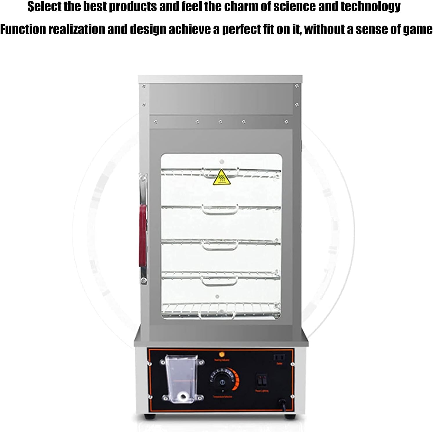Large-Capacity Food Steamer, Heat Preservation Heating Display Cabinet, Dessert Steamer, Electric Steamer