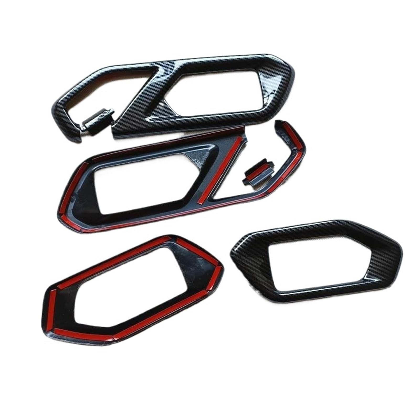 Kmage One Color Interior Door Handle For Daihatsu For Rocky A200 2021 2022 2023 2024 Car Interior Door Handle Ring Cover Trim