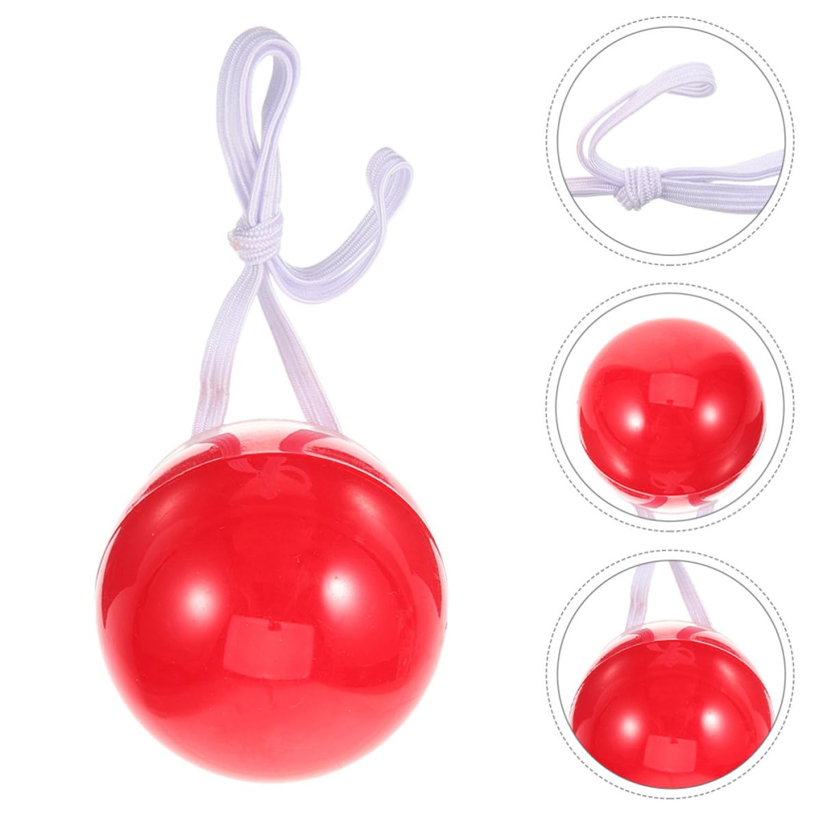 GALPADA 15 Pezzi Naso Clown Rosso Lampeggiante in Plastica, Accessorio per Costume Facile da Usare e Riutilizzabile, per Feste e Spettacoli Teatrali