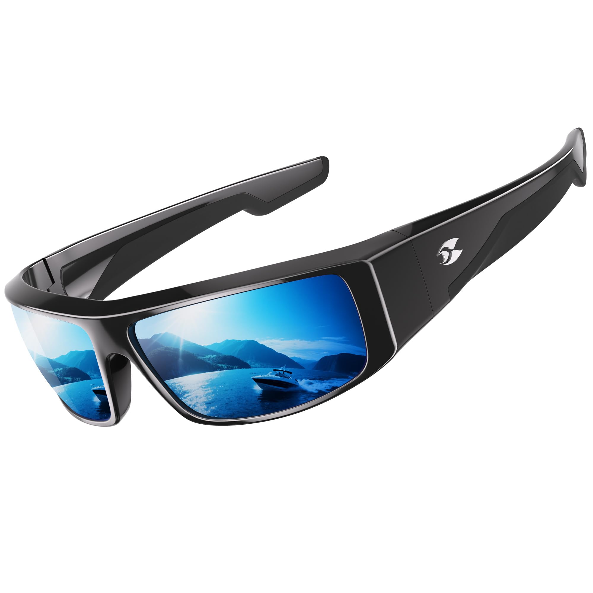 suoso Polarized Fishing Sunglasses for Men: Women UV400 Protection Wrap Around Sports Sun Glasses for Golf Driving Cycling