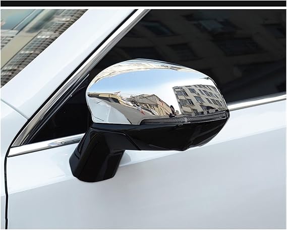 Rearview Mirror Cover For Haval For H6 For 3rd For Gen For GT 2021-2023 DHT-PHEV Car Exterior Covers ABS Carbon Rear View Side Mirror Rearview Shell Car Side Mirror Cover Caps (Color : Silver)