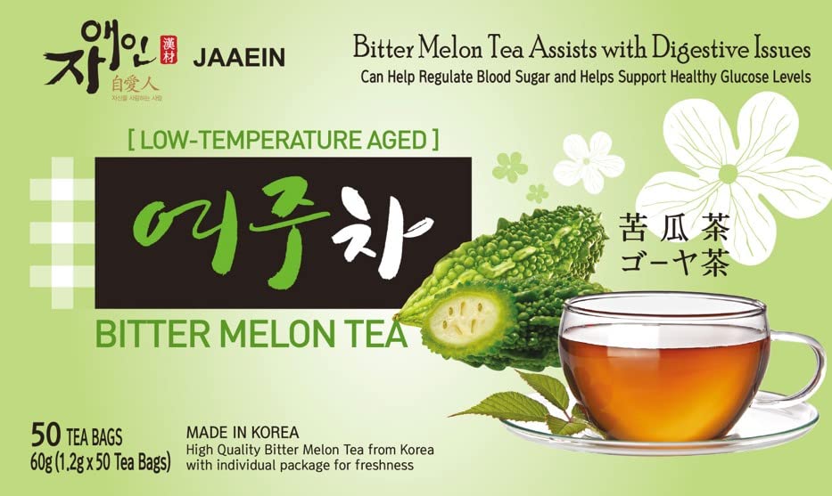 BITTER MELON TEA Tea Assists with Digestive Issues, Can Help Regulate Blood Sugar and Helps Support Healthy Glucose Levels (50 Tea Bags)
