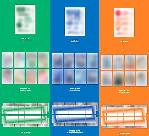 Miniatura 3 de Genie Music ATEEZ - Zero  Fever Part.3 Random ver. (7 Mini álbum) Álbum aleatorio+Preorden Limited Folded Poster+Cultura Regalo coreano (calcomanías