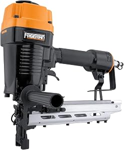 Freeman PFS9 Pneumatic 9-Gauge 2" Fencing Stapler with Case. Stapling Field, Horse, Fencing or mesh