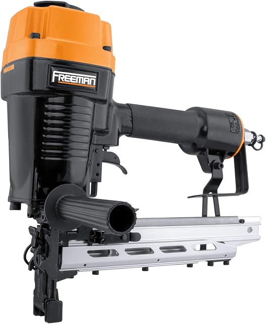 Freeman PFS9 Pneumatic 9-Gauge 2" Fencing Stapler with Case. Stapling Field, Horse, Fencing or mesh