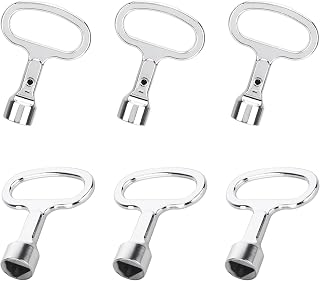 6 llaves triangulares, 10 mm, llaves triangulares, 3 cantos, llaves triangulares para bolardos, llaves universales, llave de armario, llave de grifo