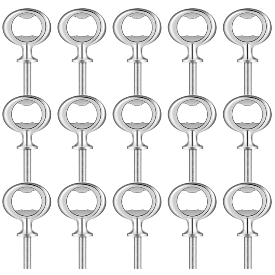 Koksii Silver 15Pcs Christmas Opener Opener Diy Craft Beer Opener Opener For Wood Turning Project,Et