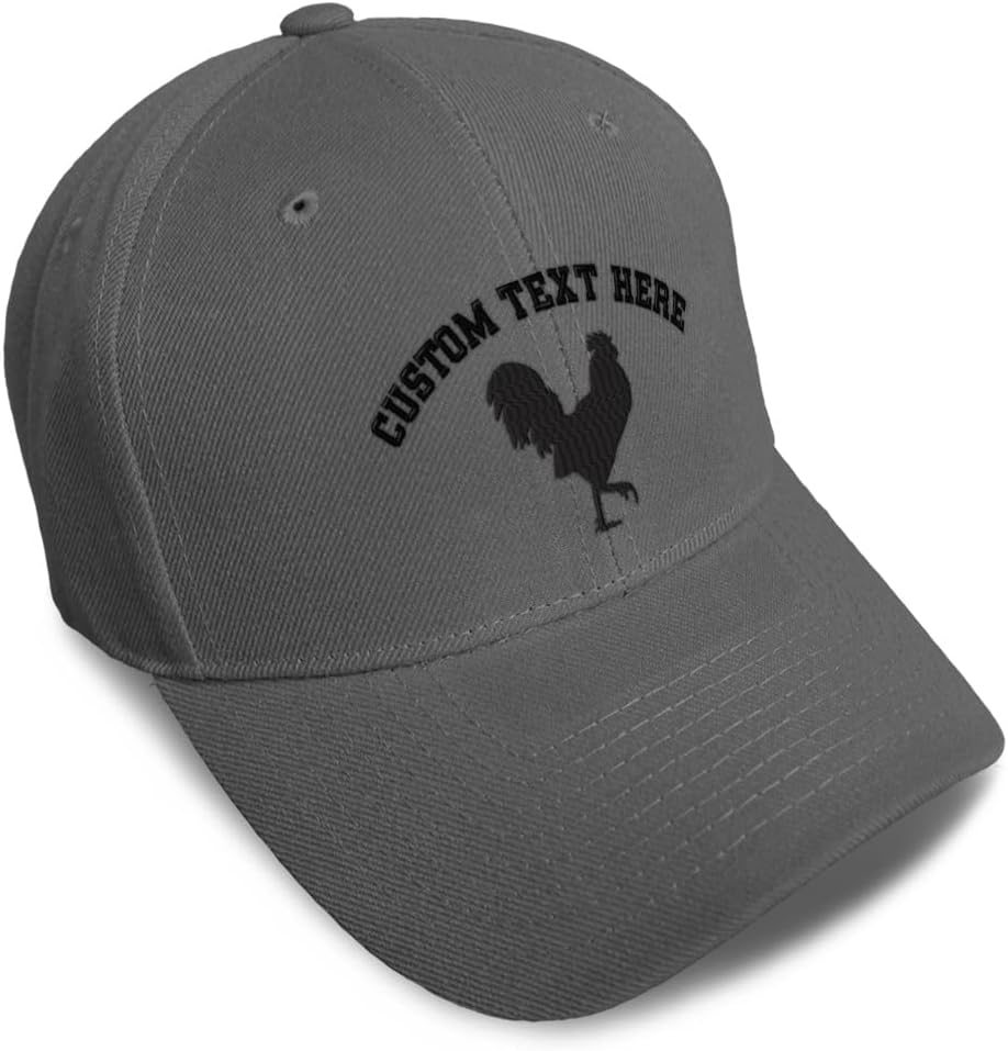 Baseball Cap Rooster G Embroidery Animals Farm Domesticated Hats for Men & Women