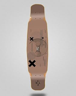 Holz Skate Skateboard Longboard Deck Mix Bamboo 46x9 Layers Sand