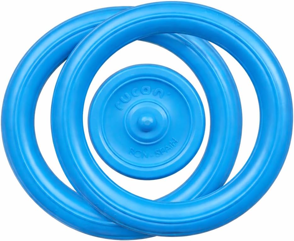 Sky Rings Pack | Complete Dog Toy Set | Multifunctional Discs and Rings | Scented Natural Rubber | Active and Healthy Play (Medium and Small Breeds)| Spanish Product