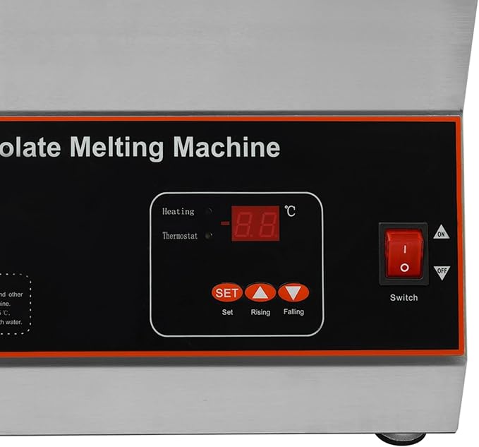 Máquina para derretir chocolate 500W 26.46 lbs capacidad miniatura 8
