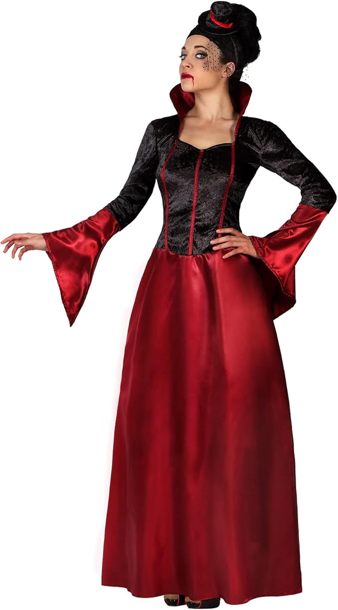 Imagen de Amazon: Disfraz de vampira como idea de disfraces de halloween en pareja