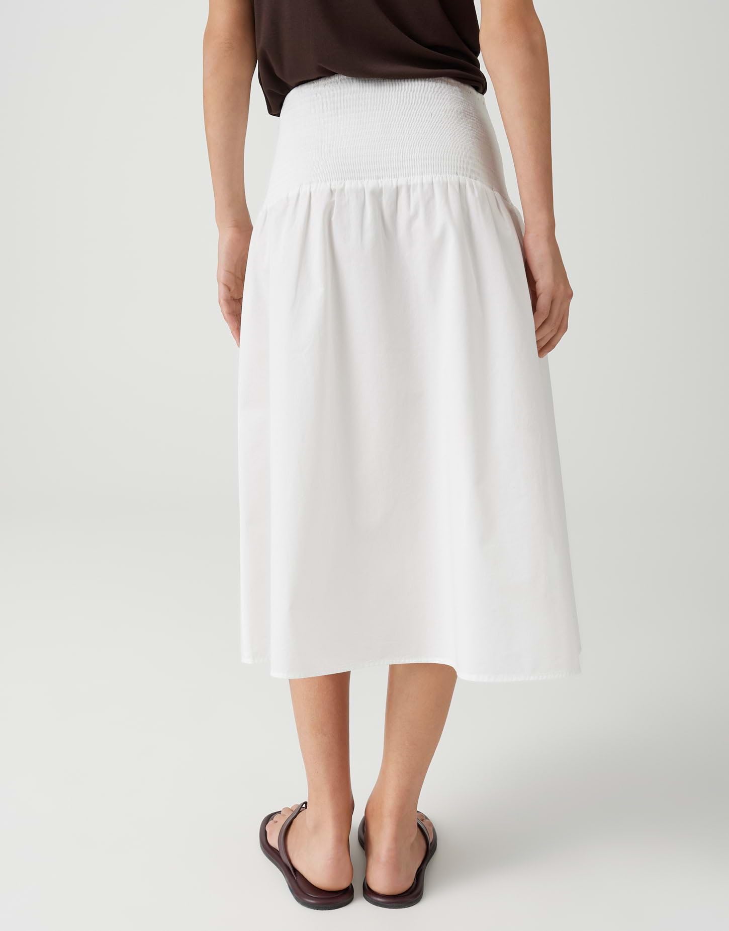 OPUS Damen Midirock | Sommerlicher A-Linien Rock aus BCI Cotton