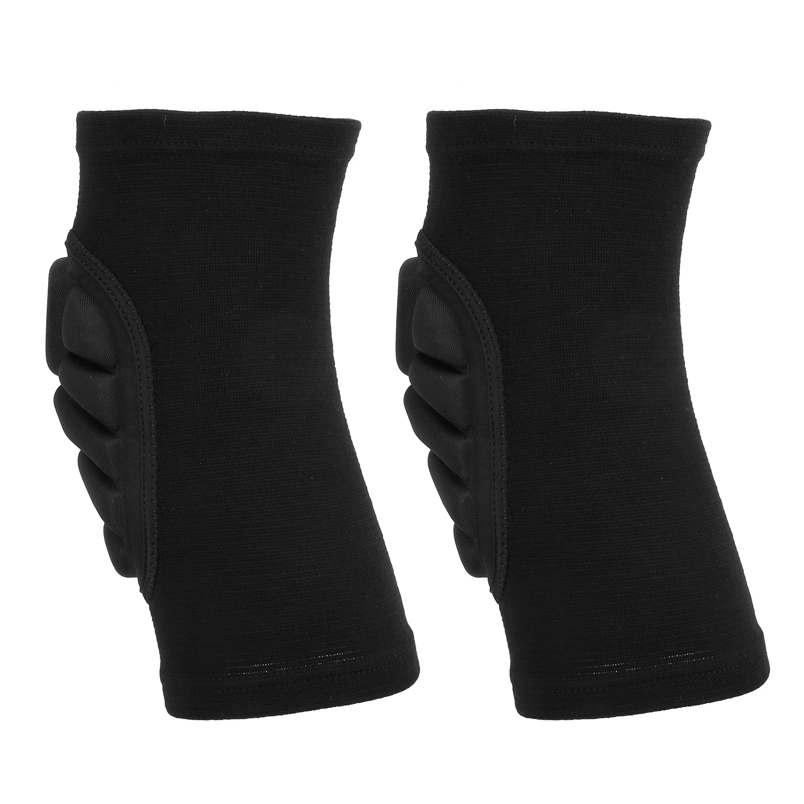 NYSUZHOUJI Protective Knee Pads Thick Sponge Antislip Knee Sleeve Guards For Multi Sports Black