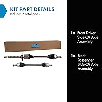 Vista 36 de TRQ Juego de conjunto de eje de transmisión CV delantero para conductor y pasajero, 2 piezas, compatible con Ford Explorer 4WD 95-01, Explorer AWD