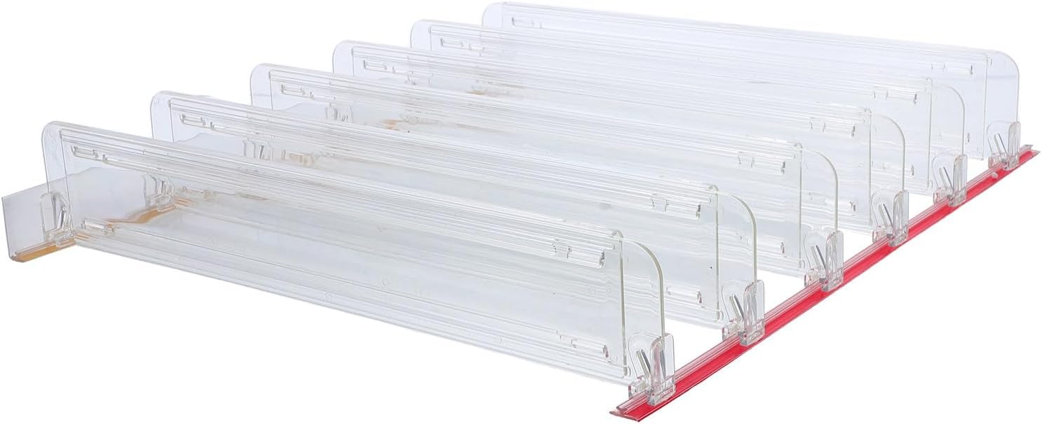 Wakauto Shelf Divider, Extendable Retail Shelf Divider for Organization