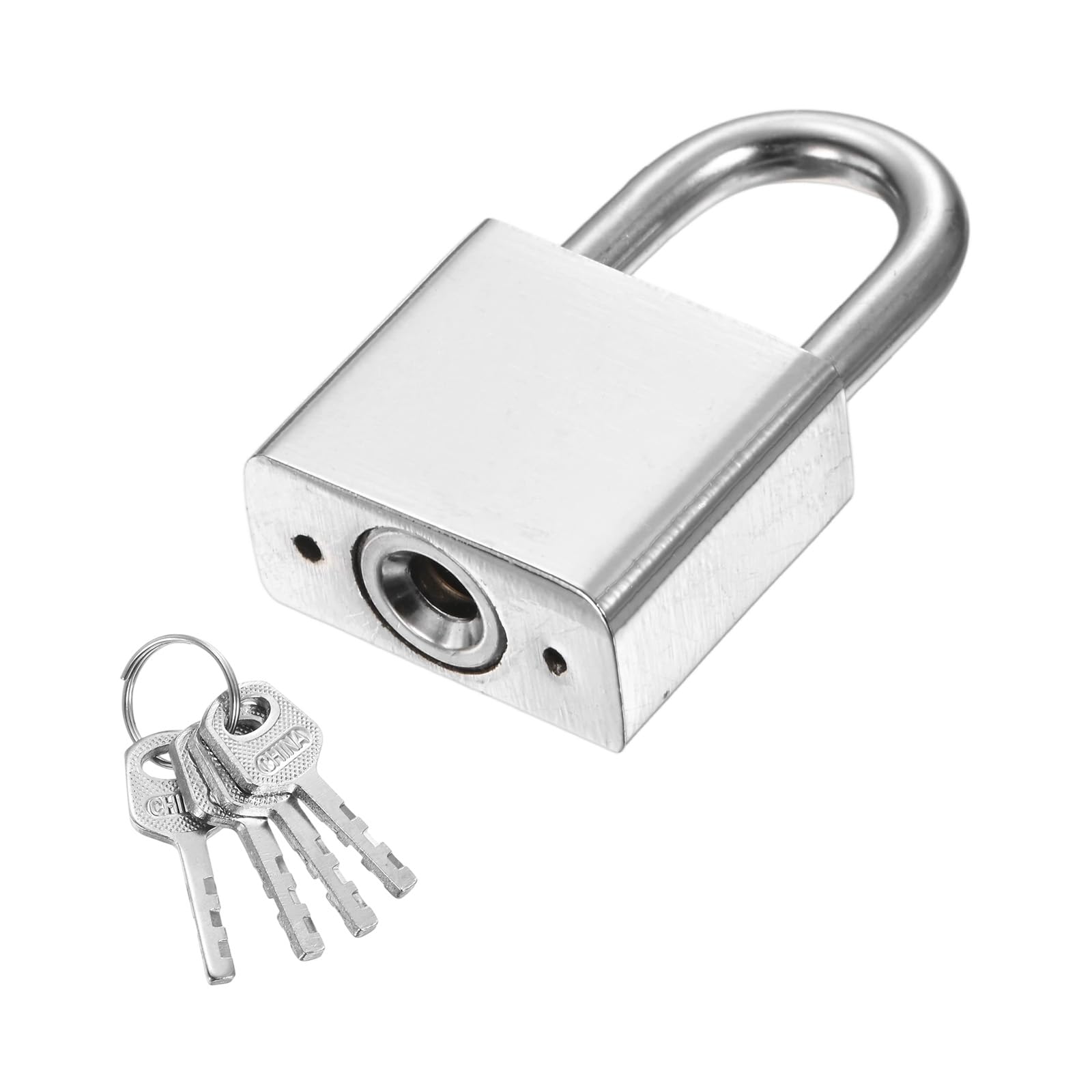 PATIKIL 1-3/16 Inch (30mm) Heavy Duty Lock, 1Pcs Alloy Steel High Security Padlock with 4 Keys for Gate Warehouse Shipping Container Storage Door Window (H:50.5mm)