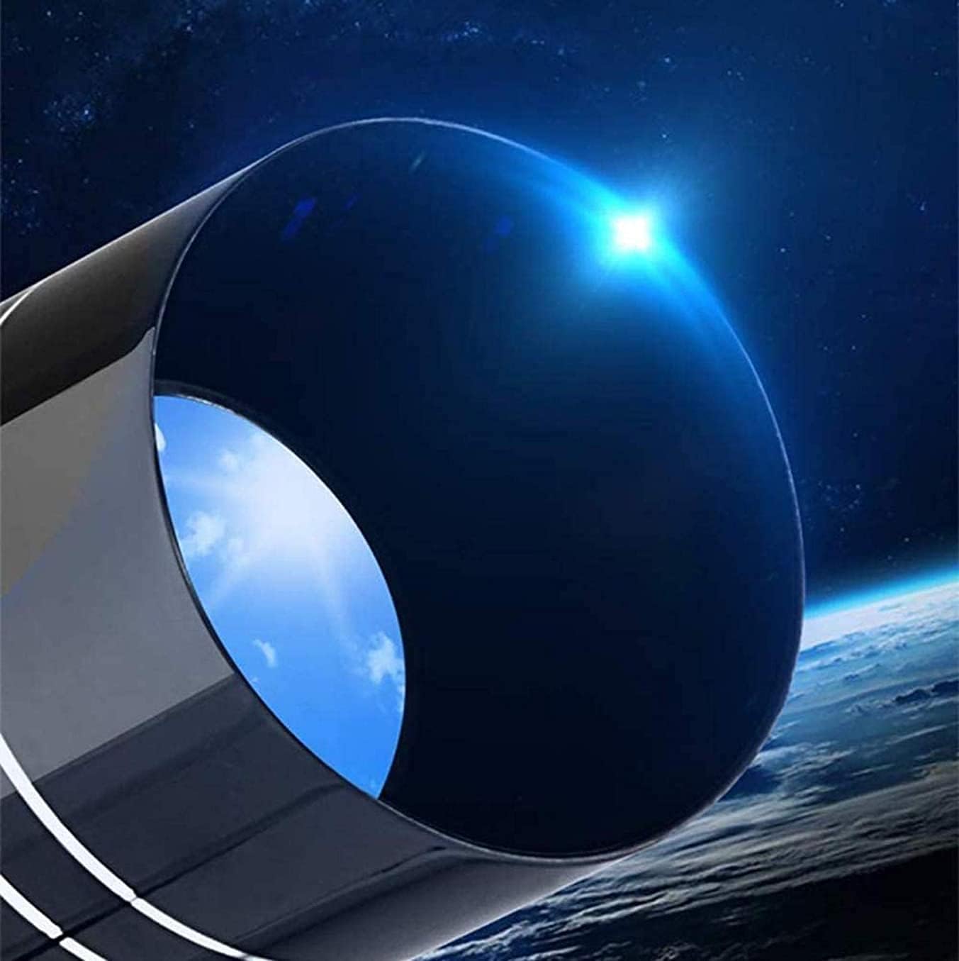 Beginners Telescope Refractors 675X Zoom Monocular Space Telescope Portable Tripod Detection Range 900/60M Ideal Telescope for Beginners