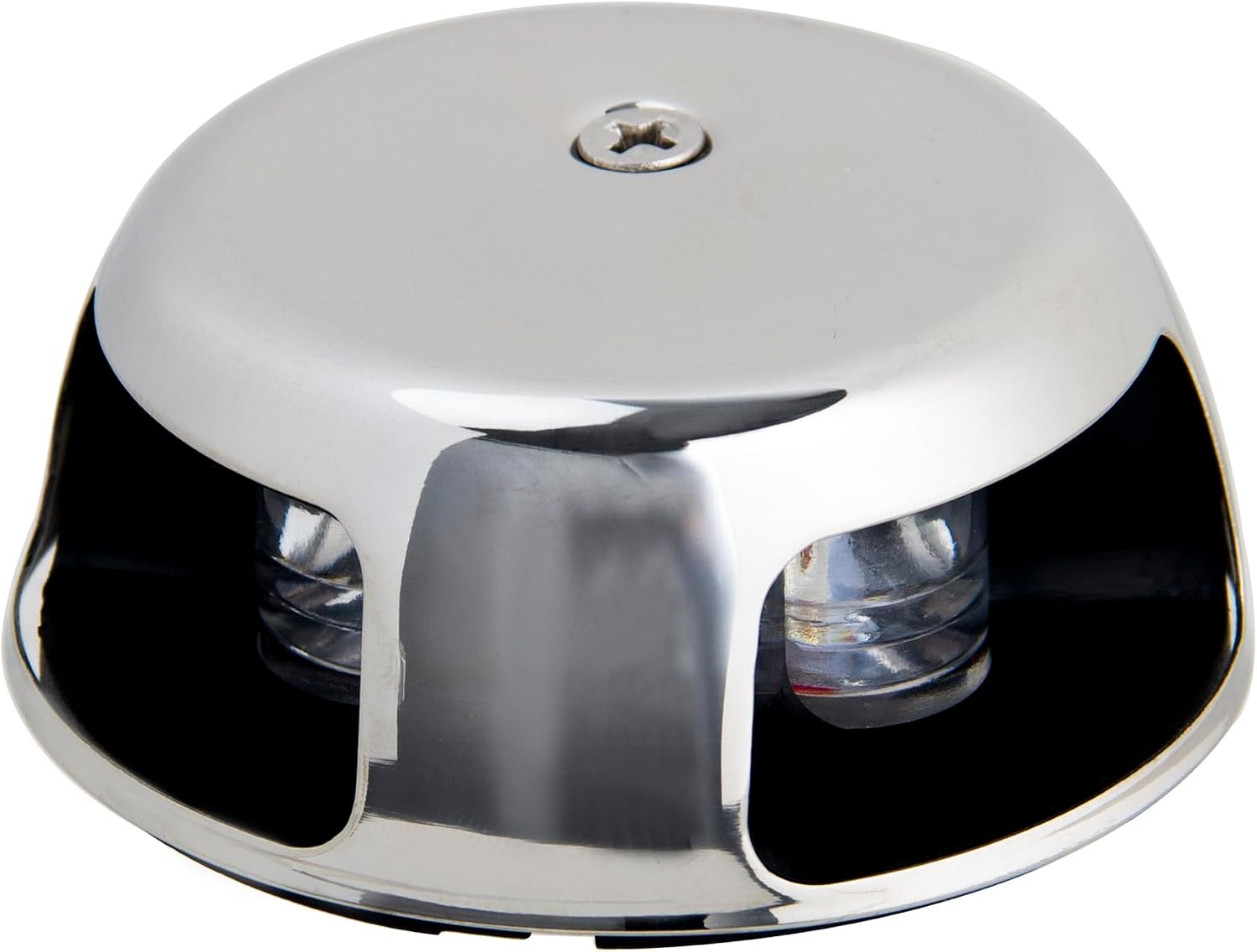 MARINE SYSTEM Boat Navigation Light, Stainless Steel, Bi-Color Bow Light Red and Green LED for Boat Pontoon Yacht Skeeter (Bi-Color)