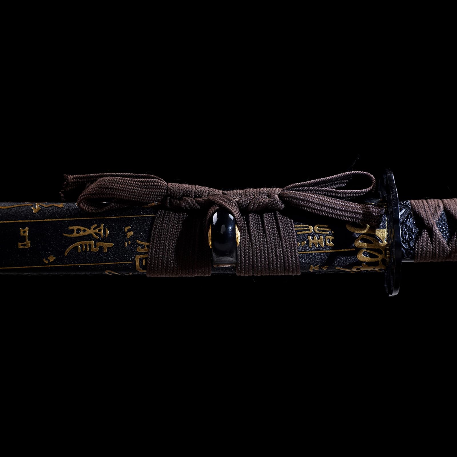 Katana de Madera Hecha a Mano de 103 cm,Vaina Envuelta en Cuero,Hoja Hecha de bambú,Espada samurái de Madera para Cosplay,Artes Marciales,Kendo,Accesorios,Entrenamiento,decoración