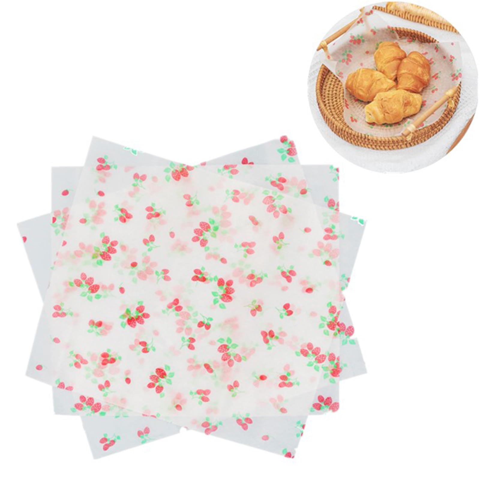 Set van 50 premium vetvrije bakplaten - multifunctioneel gewaxt Set van 50 premium vetvrije bakplaten - multifunctioneel gewaxt