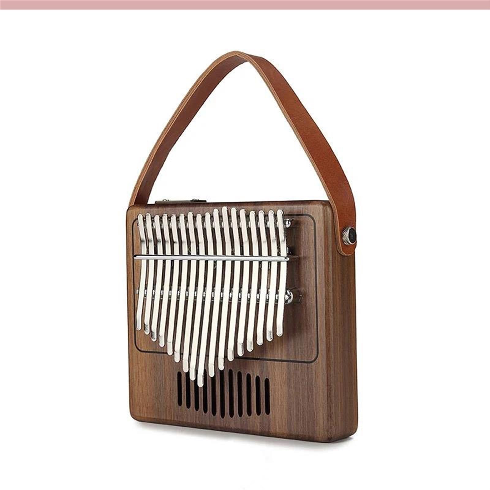 Kalimba Instrumento Kalimba Profesional De 17 Teclas Madera Accesorios Para Kalimba Eléctrica Instrumento Musical Raro Sintetizador Xilófono(A)