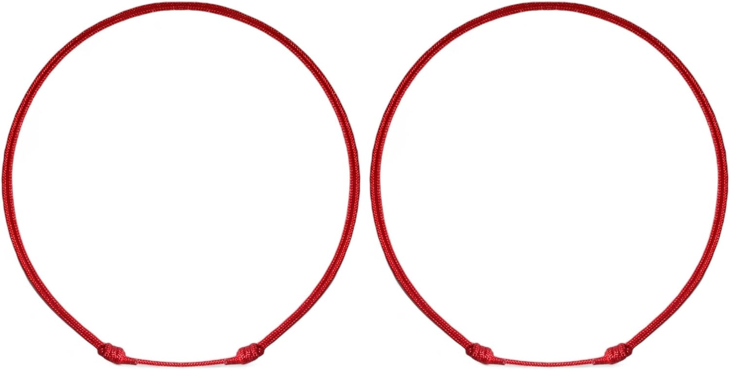 Red String Anklet for Women Men Teen - Ankle Bracelet Surfer Beach Anklets Cord Waterproof Adjustable Jewelry Unisex Summer Accessories Protection Talisman Good Luck