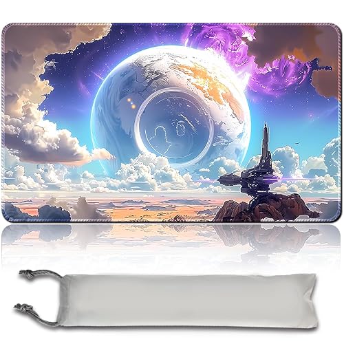 Juego de mesa MTG Playmat + bolsa impermeable libre, bordes cosidos